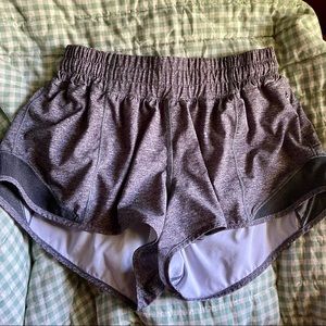 LULULEMON Running Shorts Lined Dark Gray Sz XS/S